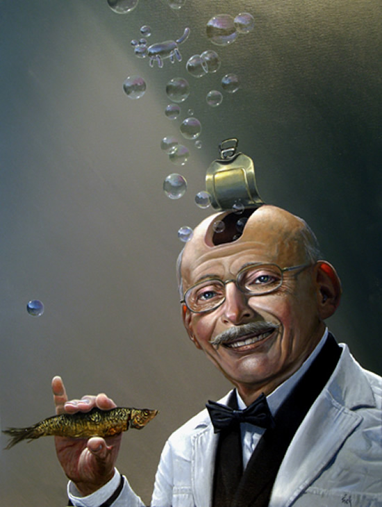 surrealism paintings by ole fick